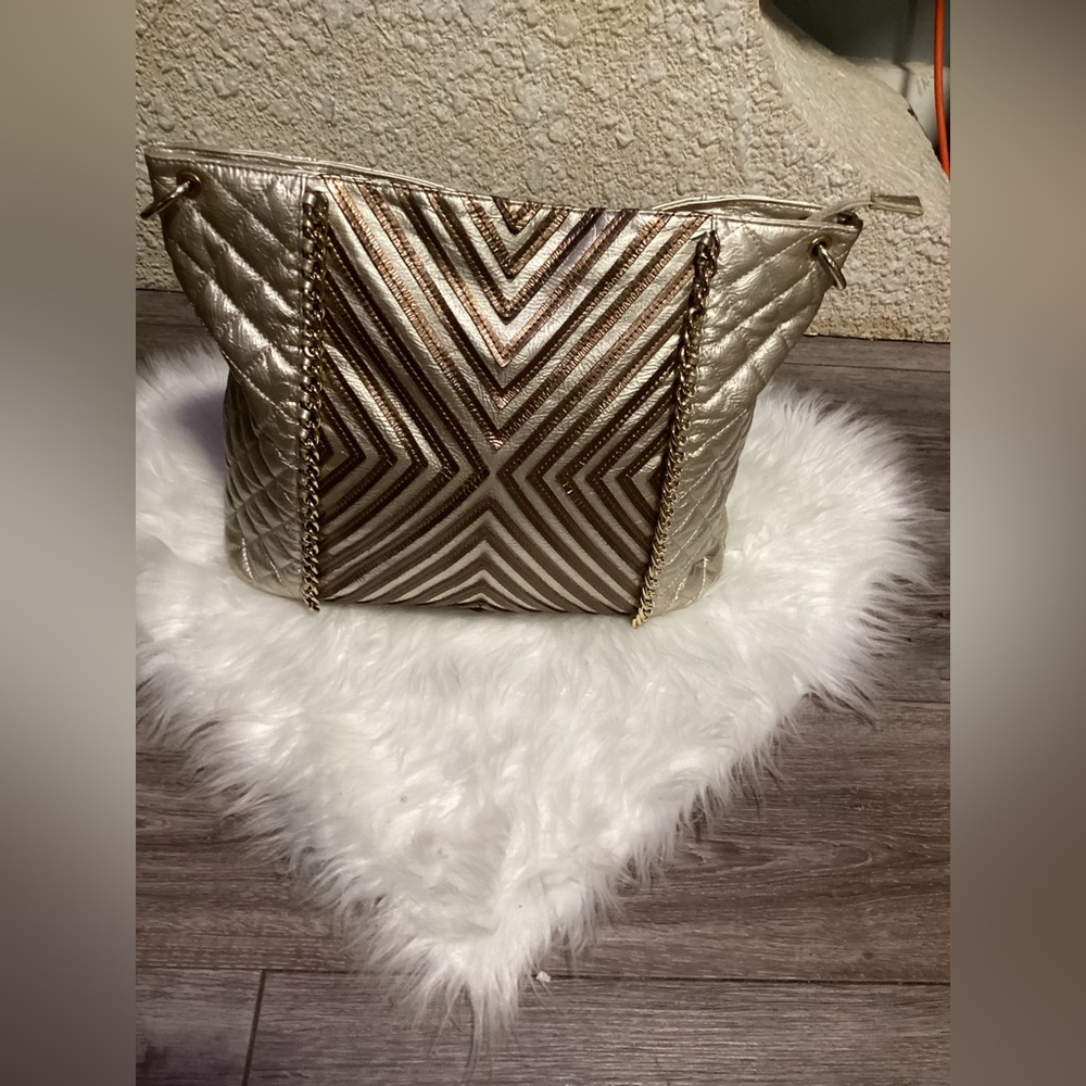 Sharif Metallic Shoulder Bag